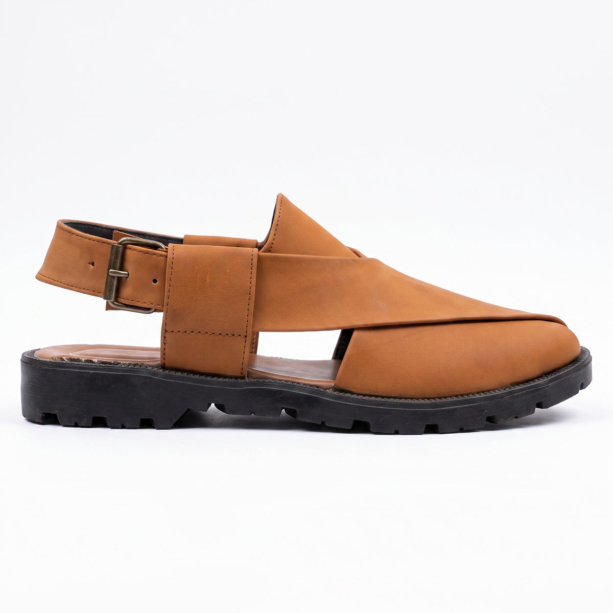Men's Modern Tan Peshawari Sandal