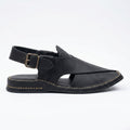Men's Kaptaan Sandal in black leather